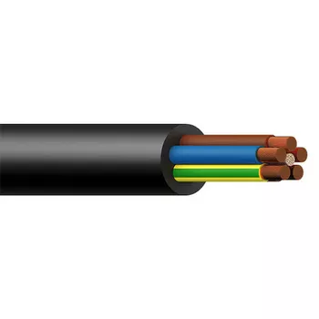 R-Line RV-K Kabel IF 5G6 0.6/1KV Sort Metervare