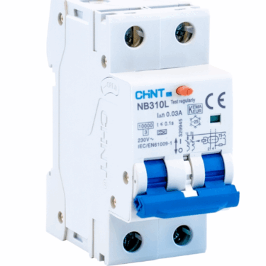 Chint Jordfeilautomat 2m 2p 16A C-kar 30mA 10KA