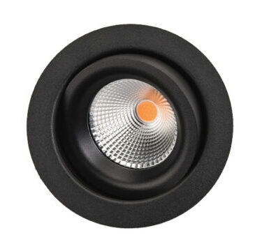 Junistar Eco Isosafe Sort 6W 3000K Singel Spot