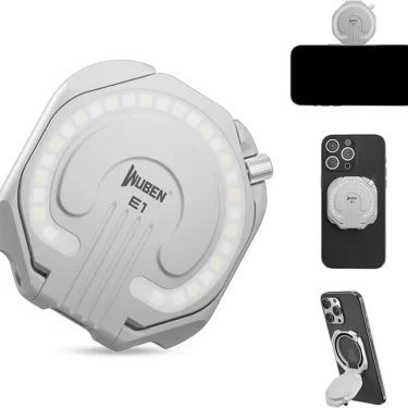 Wuben E1 Oppladbart Selfie og Ringlys Hvit