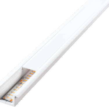 SG StripLine 1.8m Hvit profil innfelt