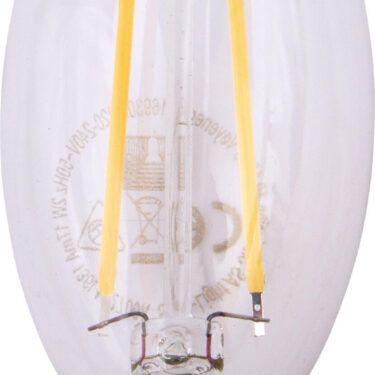 Filament LED Mignonpære E14 3W Klar 2700K (Tilsvarer 25W)