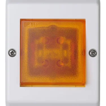 Elko Påvegg Bryter 1 Polet m/Lys IP55 RS Renhvit