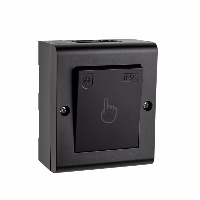 SG Bryter Påvegg Impuls IP55 Sort