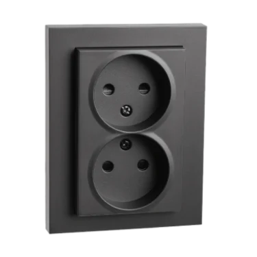 SG Dobbel Rehabstikk Innfelt uten Jord Sort