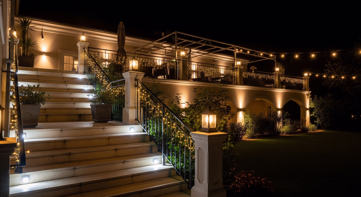 Utebelysning inspirasjon: Slik lyser du opp trapp og terrasse med stil