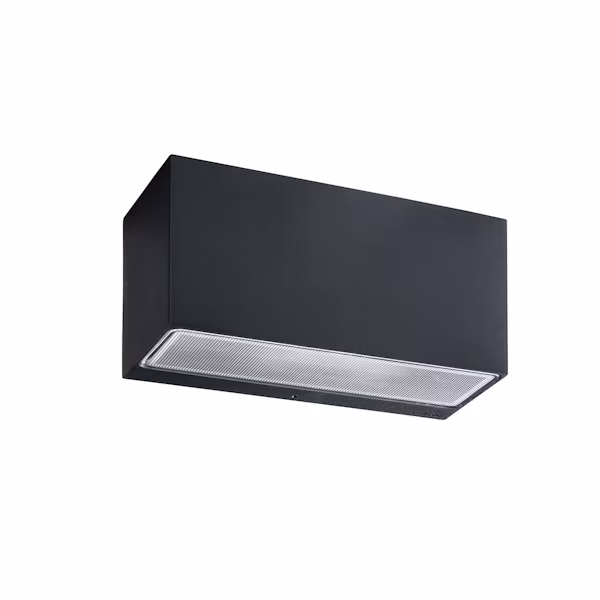 Norlys Asker 1510 Sort Vegglampe Lys Opp/Ned 8.6W