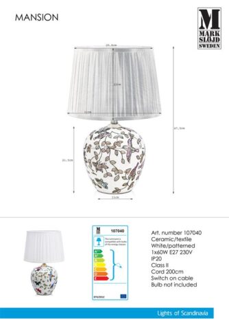 MANSION-Table-1L-48cm-Patterned-White-4