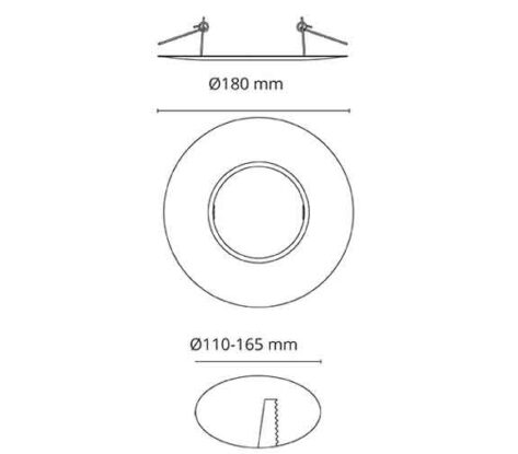 SG-Rehab-Ring-180mm-Matt-Hvit-matt