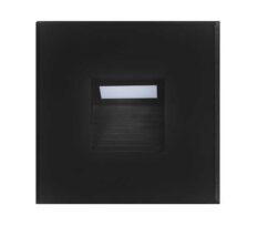 Gisela LED Vegg/Trapp Armatur 4W Dimbar IP54 Sort