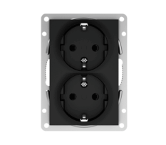 Elko Plus Option Dobbel Stikkontakt SO