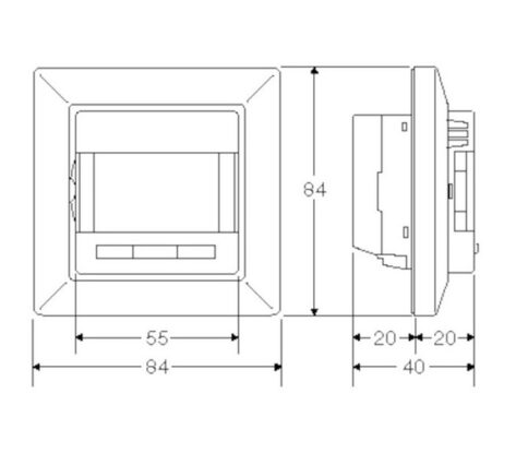 TERMOSTAT MSD4 SENTRALSTYRING MICRO MATIC