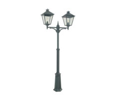 Norlys London 492 BIG Lyktestolpe 2 Lyktehoder Sort