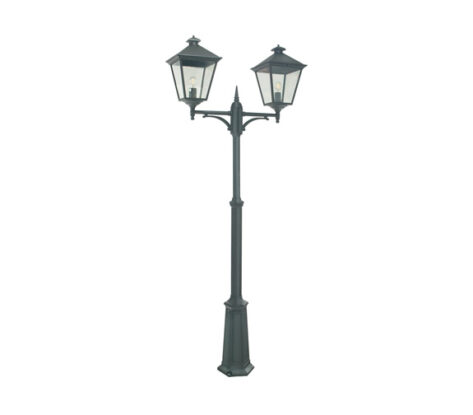 Norlys London 492 BIG Lyktestolpe 2 Lyktehoder Sort