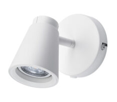 SG Veggarmatur Zoom Round Matt Hvit DimToWarm 6W