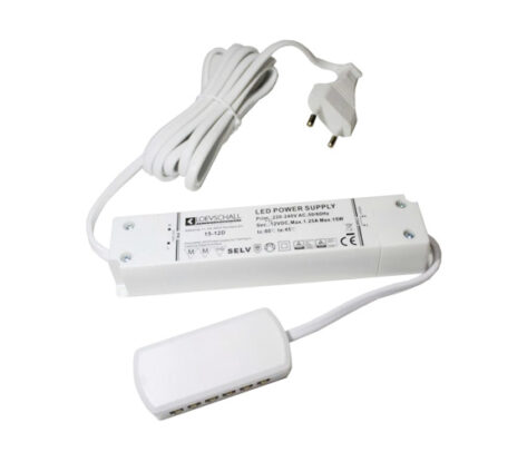 LED-Driver-12V-240V-4,5-15W-Dimbar-6-Uttak