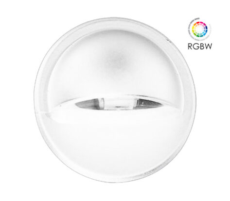 NP Terrassebelysning B5 0.4W RGBW IP65 Hvit Dimbar