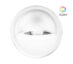 NP Terrassebelysning B5 0.4W RGBW IP65 Hvit Dimbar