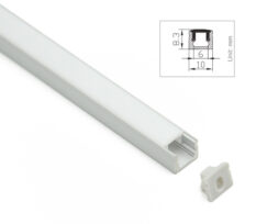 Mikro 6mm Aluprofil Innfelt / utenpåliggende 1M