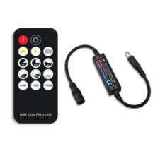 kontroller med Mottaker RF Enkeltfarget LED Stripe