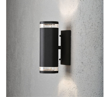 Modena Vegglampe opp ned GU10 Sort 3