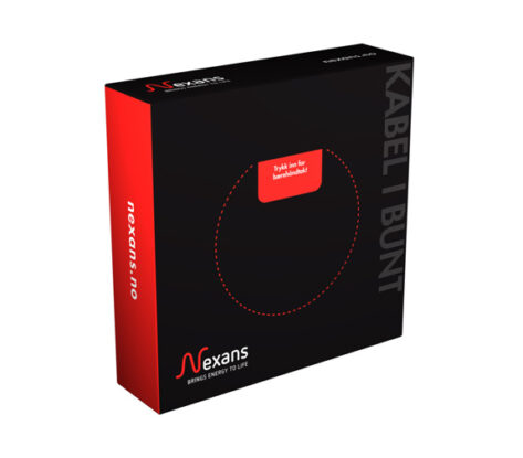 Nexans PR Pluss 500V 2X1,5/1,5 Hvit Eske 50m