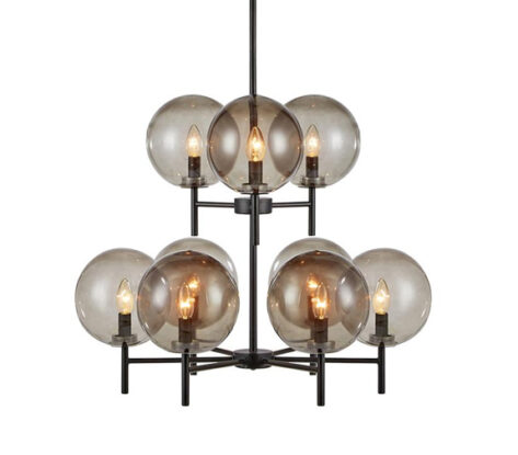 Marksløjd Crown Takpendel E14 Sort/Røk