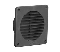 Pax Ytterveggsgitter Sort