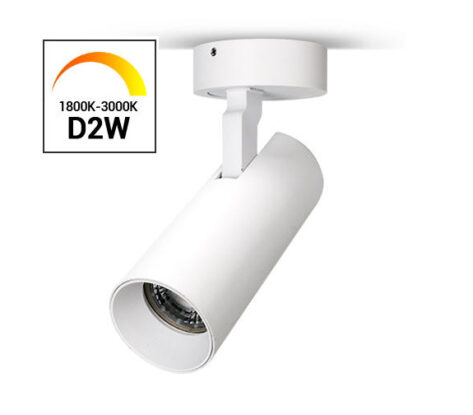 Nordic ProLine Takspott 10W WarmDim Hvit