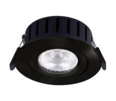 NP Ultraslim LED Downlight Warmdim 5W Isolasjon 6 Matt sort