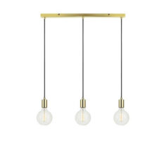 Sky Taklampe 3L Messing