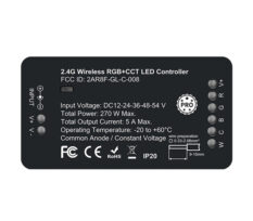 RF 2.4G Zigbee PRO RGB+CCT LED Mottakere