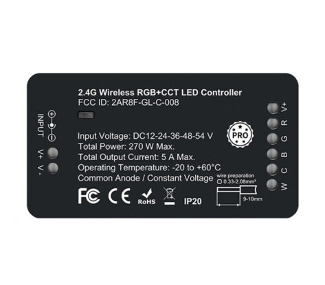 RF 2.4G Zigbee PRO RGB+CCT LED Mottakere