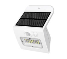 NP solcelle LED med Sensor 3000K IP65 Hvit