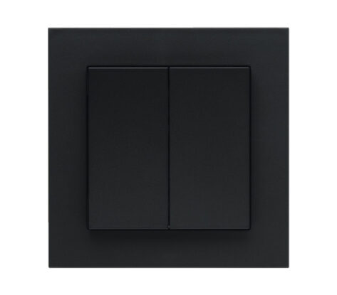 Smart Switch Frontdeksel Sort