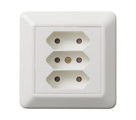 Elko Stikkontakt Eurostikk 3-Veis Innfelt PH