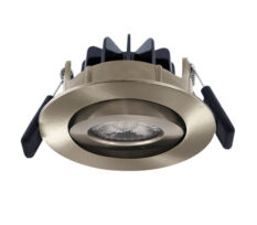 NP Eco LED Downlight WarmDim 8W IP44 Børstet Stål