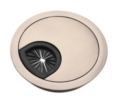 Kabelgjennomføring i aluminium Ø50mm Børstet Stål