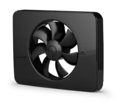Fresh Intellivent 2.0 Baderomsvifte Ø100/125mm Sort