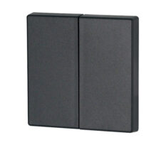 xComfort Dobbel Vippe Matt Sort CWIZ-02/09