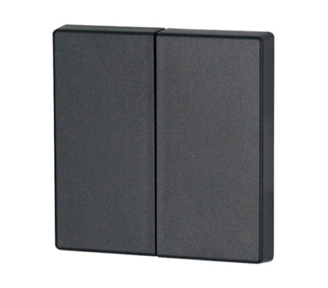 xComfort Dobbel Vippe Matt Sort CWIZ-02/09