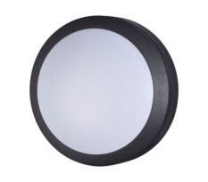 R-Line London Tak/Veggarmatur 15W 3000K Ø2,5 cm Matt Sort IP65