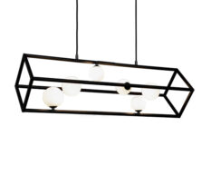 Tilt Taklampe 6-Lys G9 Sort Opal