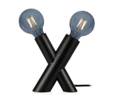 Simul Bordlampe 2L Sort