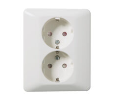 Elko Stikkontakt Dobbel Innfelt Lav Jord PH