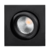 SG Junistar Lux Square 7W 2700K Sort