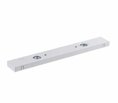 R-line Pluto LED Benkarmatur Hvit 2x4W 2700K Dimbar