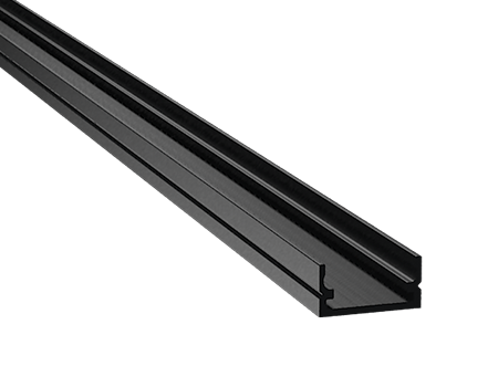 TL Aluprofil 1407K Sort 2m Komplett