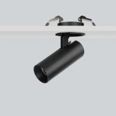 Nordic ProLine Innfelt Takspot 10W WarmDim Matt Sort