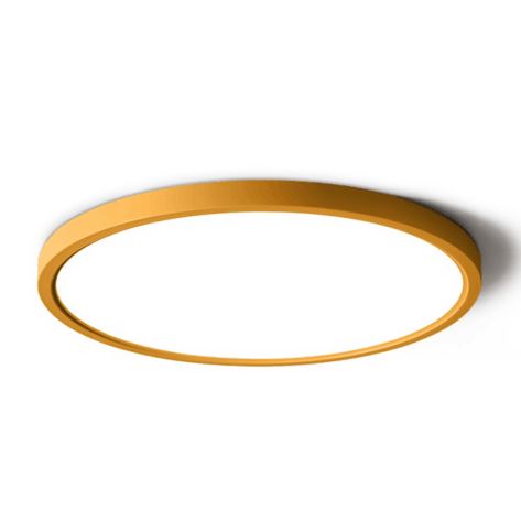 Luna Taklampe Ø30cm 3000K 18W Gul Dimbar